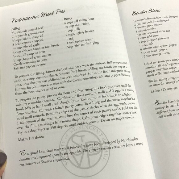 Taste & See Cookbook Society Of St Vincent De Paul Louisiana Hardcover 2009 - Picture 6 of 11